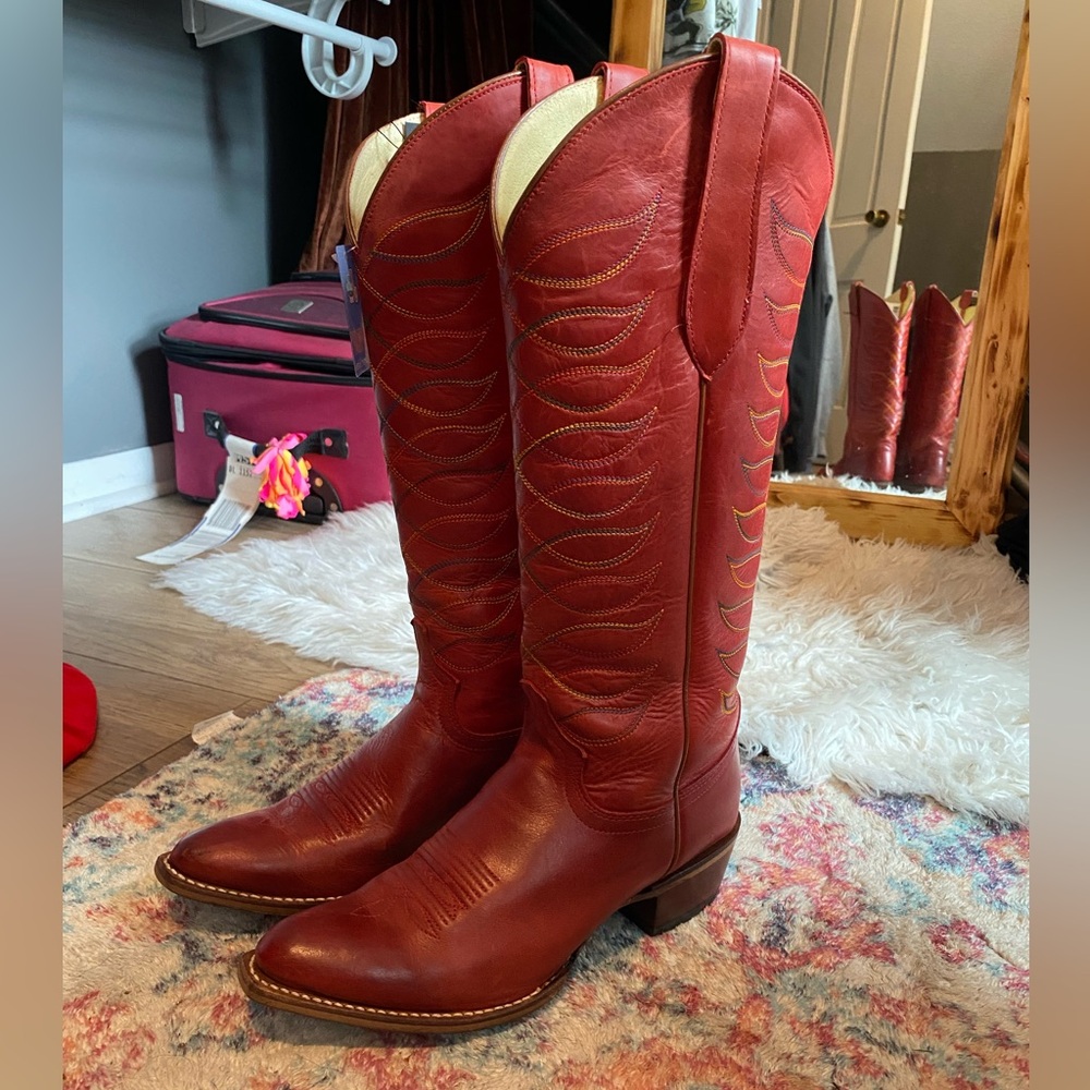 Justin Red Whitley Boot